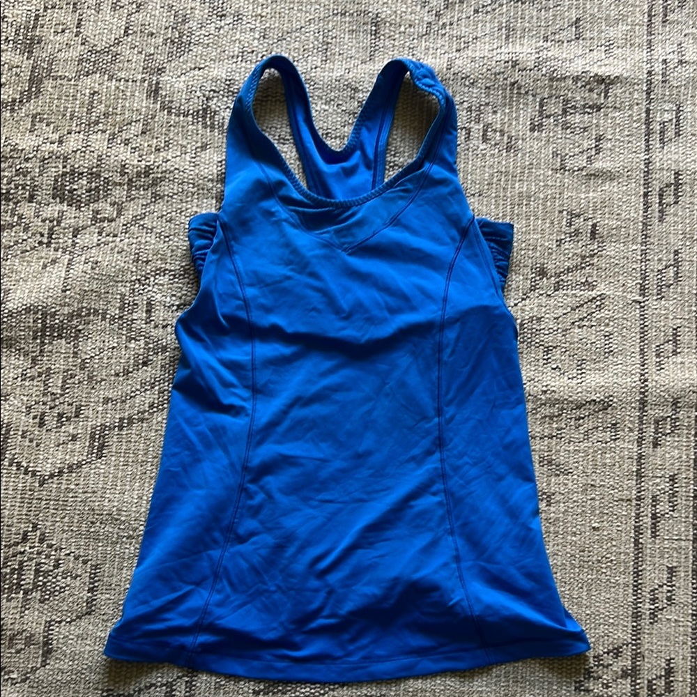 Blue Women's Lululemon Racerback Top